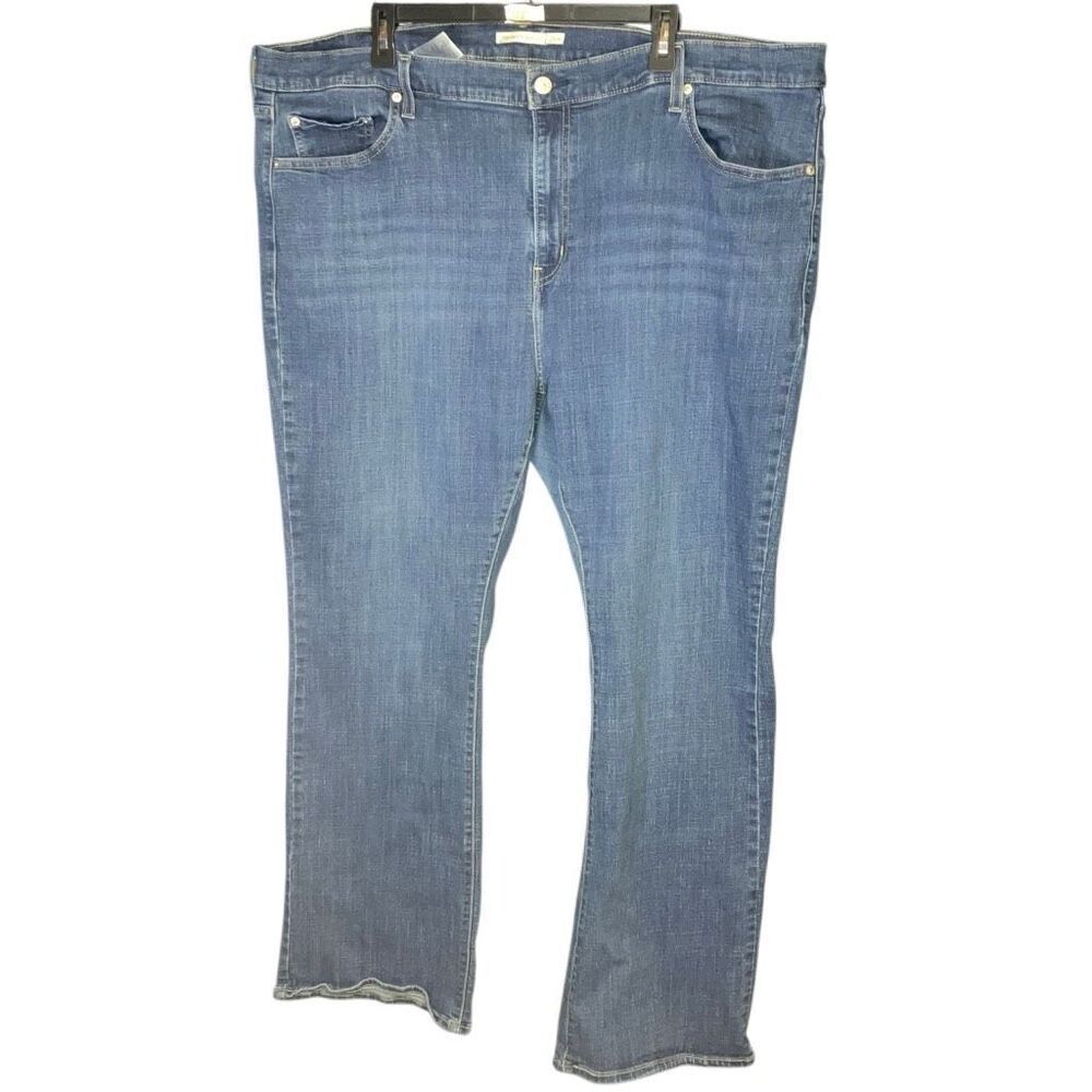 Levi’s dark wash 725 high rise bootcut jeans non ripped size 26W #756